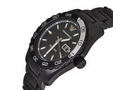 Emporio Armani Sportivo Quartz Black Dial Black Steel Strap Watch For Men - AR6049