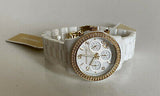 Michael Kors Runway White Dial White Steel Strap Watch for Women - MK5237