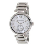 Michael Kors Skylar Silver Dial Silver Steel Strap Watch for Women - MK5866