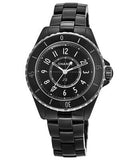 Chanel J12 Quartz Black Dial Black Steel Strap Watch for Women - J12 H5695