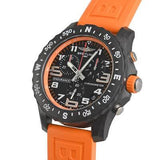 Breitling Endurance Pro Black Dial Orange Rubber Strap Watch for Men - X82310A51B1S1