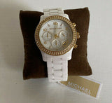 Michael Kors Runway White Dial White Steel Strap Watch for Women - MK5237