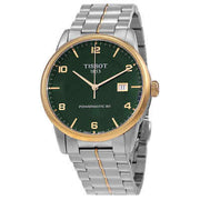 Tissot Luxury Powermatic 80 Green Dial Silver Steel Strap Watch For Men - T086.407.22.097.00
