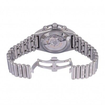 Breitling Chronomat B01 42 Frecce Tricolori Blue Dial Silver Steel Strap Watch for Men - AB01344A1C1A1