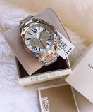 Michael Kors Bradshaw Quartz Silver Dial Silver Steel Strap Watch For Women - MK6320