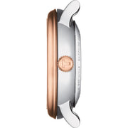 Tissot T Classic Carson Premium Diamonds White Dial Two Tone Steel Strap Watch for Women - T122.207.22.036.00