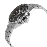 Tag Heuer Formula 1 Chronograph Black Dial Silver Steel Strap Watch untuk Pria - CAZ101H.BA0842