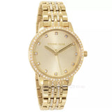 Michael Kors Melissa Quartz Gold Dial Gold Steel Strap Watch for Women - MK4368