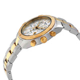 Tissot PR 100 Sport Chic Chronograph Silver Dial Two Tone Steel Strap Jam Tangan Untuk Wanita - T101.917.22.031.00