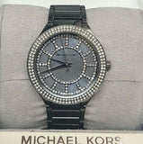 Michael Kors Kerry Gunmetal Dial Steel Strap Watch for Women - MK3410