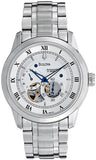 Bulova BVA Series Dual Aperture Silver Dial Silver Steel Strap Watch for Men - 96A118