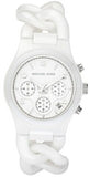 Michael Kors Ceramic White Dial White Steel Strap Watch for Women - MK5387