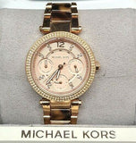 Michael Kors Parker Gold Dial Two Tone Steel Strap Watch for Women - MK5841