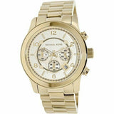 Michael Kors Runway Gold Dial Gold Stainless Steel Strap  Watch for Men - MK8077