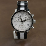 Jam Tangan Tissot Quickster Chronograph NBA Brooklyn Nets Untuk Pria - T095.417.17.037.11