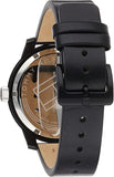 Tommy Hilfiger Denim Quartz Black Dial Black Leather Strap Watch for Men - 1791479