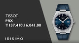 Tissot PRX Blue Dial Blue Leather Strap Watch for Men - T137.410.16.041.00