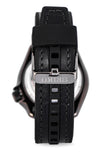 Seiko 5 Sport Automatic Black Dial Black Silicone Strap Watch For Men - SRPD65K3