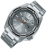 Seiko 5 Sports Special Edition Silver Dial Silver Steel Strap Watch For Men - SRPK09K1