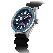Seiko Prospex Analogue Automatic Diver Blue Dial Black Rubber Strap Watch For Men - SPB053J1