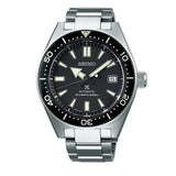 Seiko Prospex Automatic Diver Black Dial Silver Steel Strap Watch For Men - SPB051J1