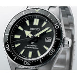 Seiko Prospex Automatic Diver Black Dial Silver Steel Strap Watch For Men - SPB051J1