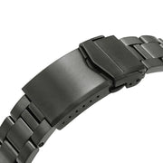 Seiko 5 Sports Automatic Black Dial Black Steel Strap Watch For Men - SRPD65K1