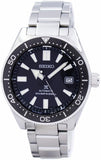 Seiko Prospex Automatic Diver Black Dial Silver Steel Strap Watch For Men - SPB051J1