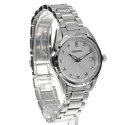 Seiko Diamond Silver Dial Silver Steel Strap Watch for Women - SUR579P1