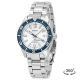 Seiko Prospex Diver 140th Anniversary Limited Edition White Dial Silver Steel Strap Watch For Men - SPB213J1