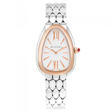 Bvlgari Serpenti Seduttori Quartz Silver Dial Silver Steel Strap Watch for Women - SERPENTI103144