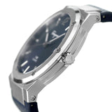 Salvatore Ferragamo F-80 Classics Blue Dial Blue Leather Strap Watch for Men - SFDT00719