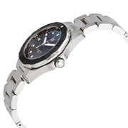 Tag Heuer Aquaracer Quartz Black Dial Silver Steel Strap Watch for Women - WAY131M.BA0748