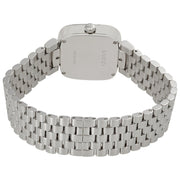Gucci G-Gucci Brown Dial Silver Steel Strap Watch For Women - YA125413