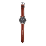 Fossil Neutra Chronograph Grey Dial Brown Leather Strap Watch for Men - FS5512