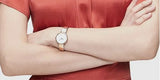 Calvin Klein Seduce Silver Dial Two Tone Steel Strap Watch for Women - K4E2N61X