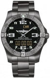 Breitling Aerospace Evo Black Dial Silver Steel Strap Watch for Men - E79363101B1E1