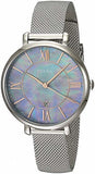 Fossil Jacqueline Mother of Pearl Blue Dial Silver Mesh Strap Watch for Women - ES4322