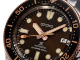 Seiko Prospex Sea Diver Automatic Brown Dial Silver Steel Strap Watch For Men - SPB240J1