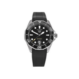 Tag Heuer Aquaracer Professional 300 Automatic Black Dial Black Rubber Strap Watch for Men - WBP201A.FT6197