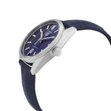 Tag Heuer Carrera Date Blue Dial Blue Leather Strap Watch for Men - WBN2112.FC6504