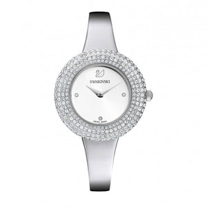 Swarovski Crystal Rose Silver Dial Silver Steel Strap Watch for Women - 5483853