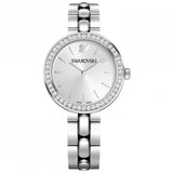 Swarovski Daytime Crystal Silver Dial Silver Steel Strap Watch for Women - 5095600