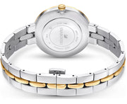 Swarovski Cosmopolitan Black Dial Two Tone Steel Strap Watch for Women - 5644072