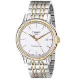 Tissot T Classic Carson Automatic White Dial Two Tone Steel Strap Watch for Men - T085.407.22.011.00