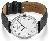 Tissot Everytime Desire Medium White Dial Jam Tangan Tali Kulit Hitam Untuk Pria - T109.410.16.032.00
