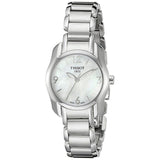 Tissot T Wave Mother of Pearl Dial Jam Tangan Tali Baja Dua Warna Untuk Wanita - T023.210.11.117.00