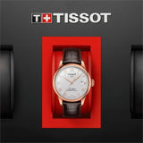 Tissot Le Locle Powermatic 80 Silver Dial Brown Leather Strap Jam Tangan Untuk Pria - T006.407.36.033.00