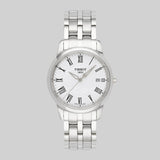 Tissot T Classic Dream White Dial Silver Steel Strap Watch for Men - T033.410.11.013.01