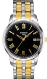 Tissot T Classic Dream Black Dial Two Tone Steel Strap Watch for Men - T033.410.22.053.01